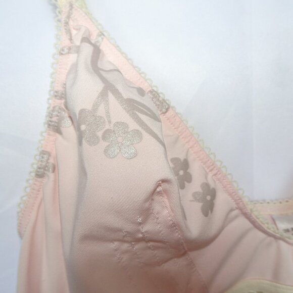 Joe Boxer Vintage y2k Soft Pink Tank Top - Picture 3 of 5